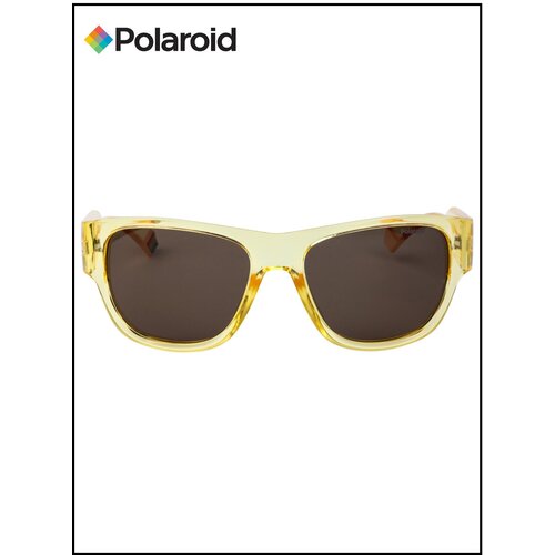 женские солнцезащитные очки polaroid, бежевые