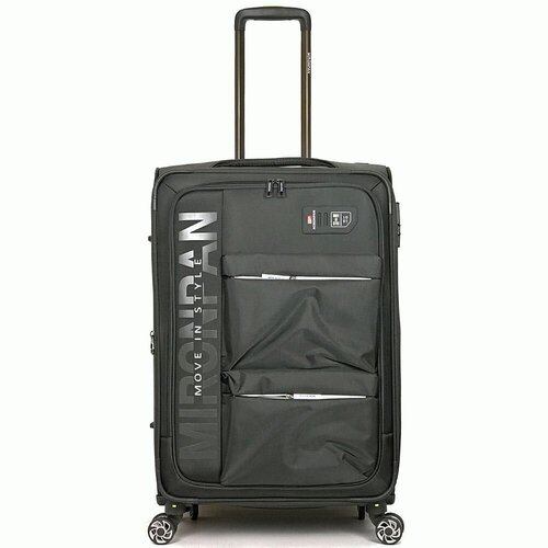 мужской чемодан mironpan, серый