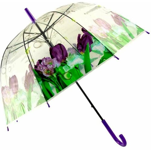 зонт-трости universal umbrella для девочки, фиолетовый