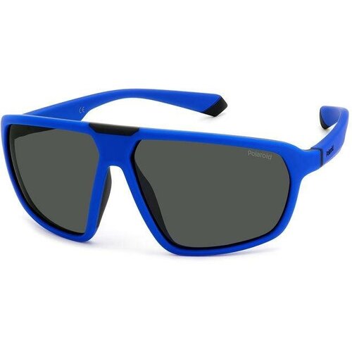 солнцезащитные очки кошачьи глаза polaroid, голубые