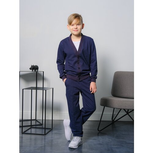 классические брюки nl textile group для мальчика, синие