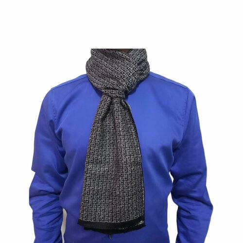 мужской вязаные шарф roberto gabbani, серый