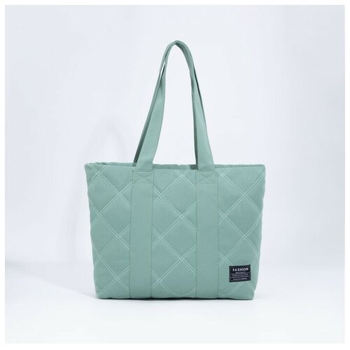 женская сумка-шоперы кнр, зеленая