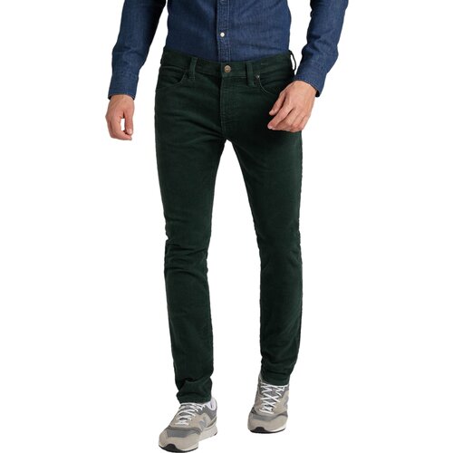 мужские джинсы скинни lee, зеленые