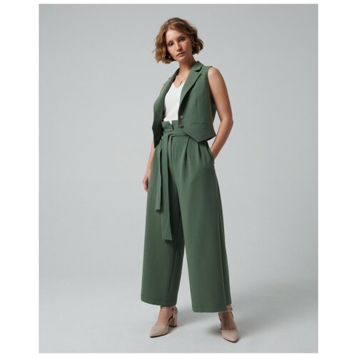 женские брюки кюлоты moonlit, зеленые