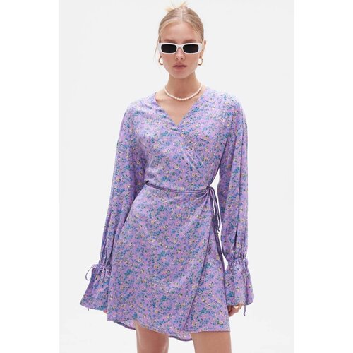 женское платье мини toptop, фиолетовое