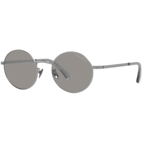 круглые солнцезащитные очки giorgio armani, серые