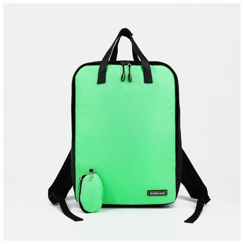 женский рюкзак для обуви erichkrause, зеленый