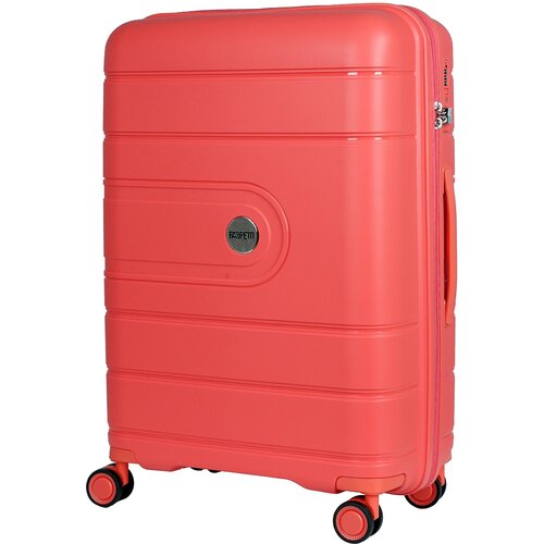 мужской чемодан fabretti, красный