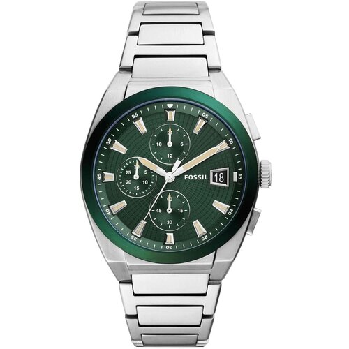 мужские часы fossil, зеленые