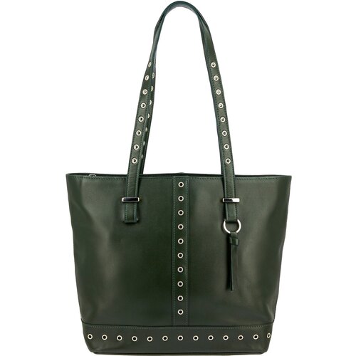 женская сумка-шоперы versado, зеленая