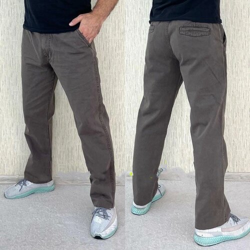 мужские повседневные брюки d.r.k, коричневые