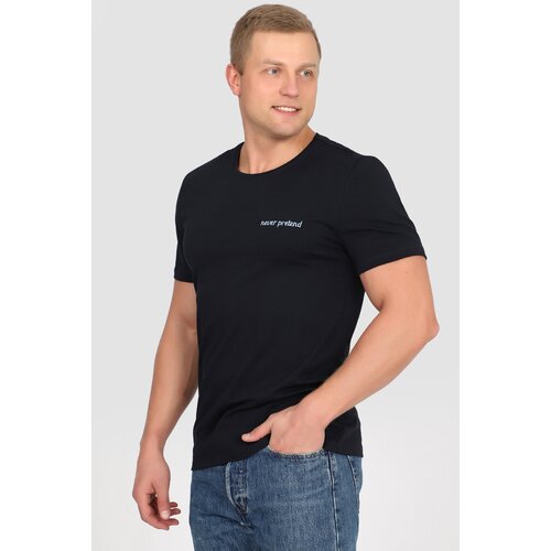 мужская футболка с коротким рукавом ш’аrliзе, синяя