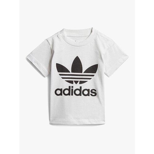 спортивные футболка adidas для девочки, белая