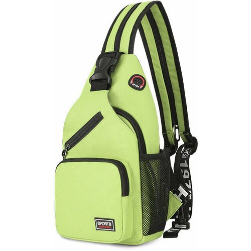 женский рюкзак через плечо bottoncini, зеленый