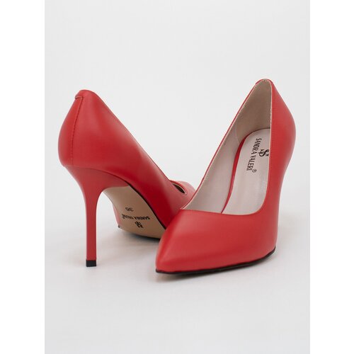 женские туфли-лодочки sandra valeri, красные