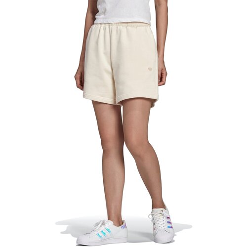 женские спортивные шорты adidas, бежевые