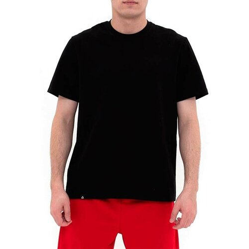 мужская футболка с коротким рукавом aqama, черная