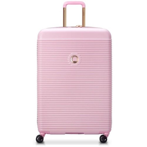 женский чемодан delsey, розовый