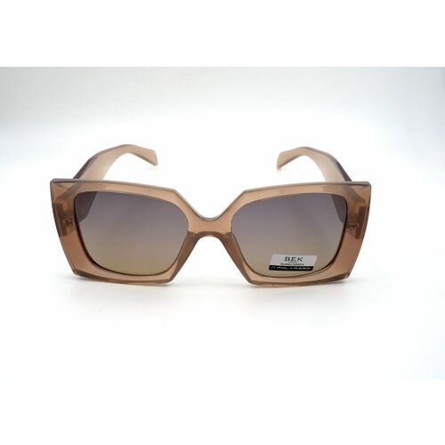 женские квадратные солнцезащитные очки bek, коричневые