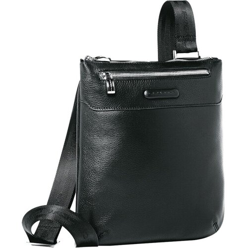 мужская кожаные сумка piquadro, черная