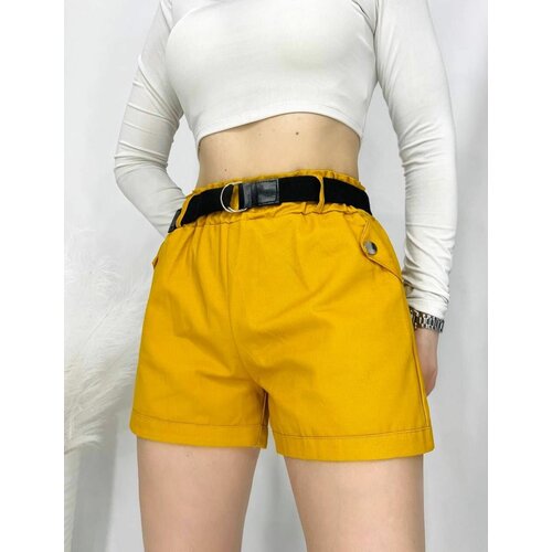 женские классические шорты kuti, желтые