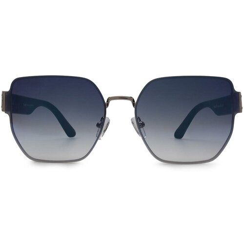 женские квадратные солнцезащитные очки furlux, синие