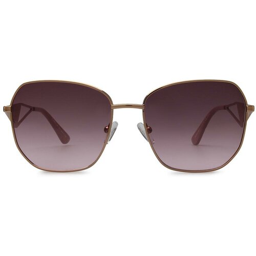 женские квадратные солнцезащитные очки furlux, розовые