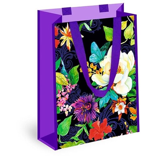 женская сумка-шоперы арт и дизайн, фиолетовая