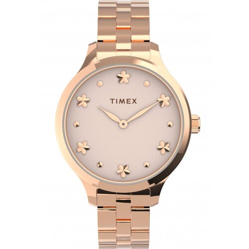 женские часы timex, розовые