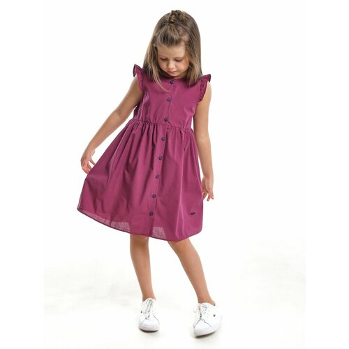 платье в клетку mini maxi для девочки, бордовое