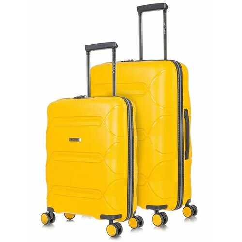 женский чемодан l’case, желтый