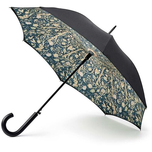 женский зонт-трости fulton, зеленый