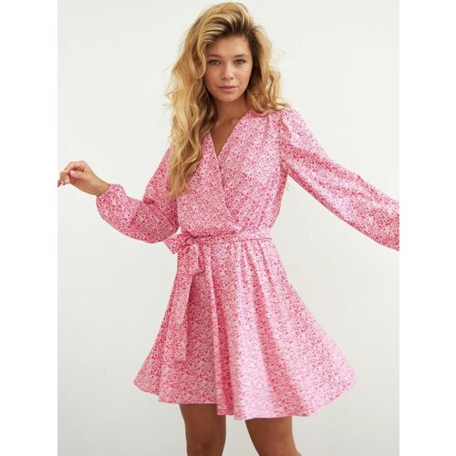 женское платье-футляр wonderclo, розовое