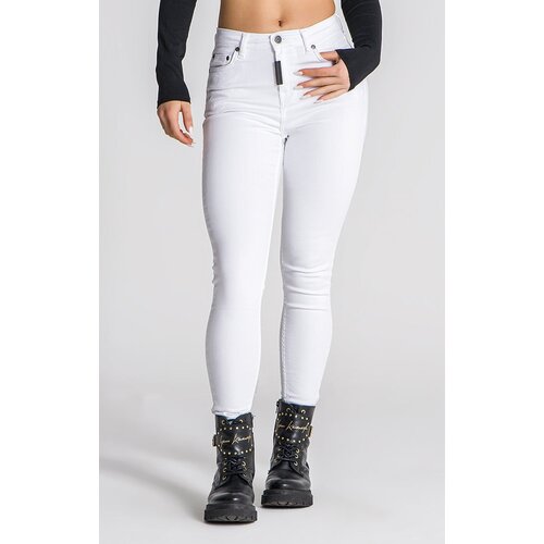 женские джинсы с высокой посадкой gianni kavanagh, белые
