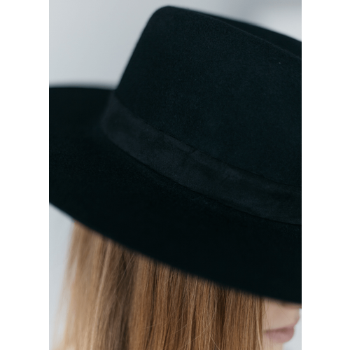 женская шляпа head at hat, черная