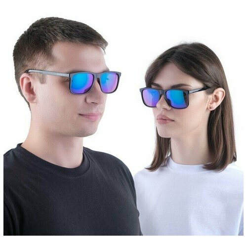 женские солнцезащитные очки без бренда, синие