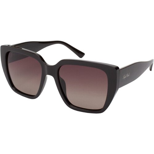 женские квадратные солнцезащитные очки stylemark, коричневые