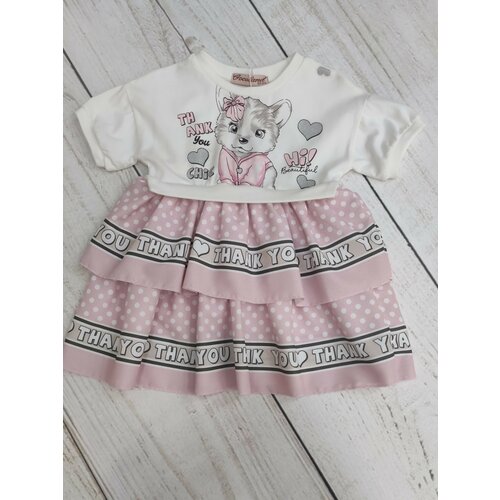 платье мини бутик для малышей "мой ангелок" для девочки, белое