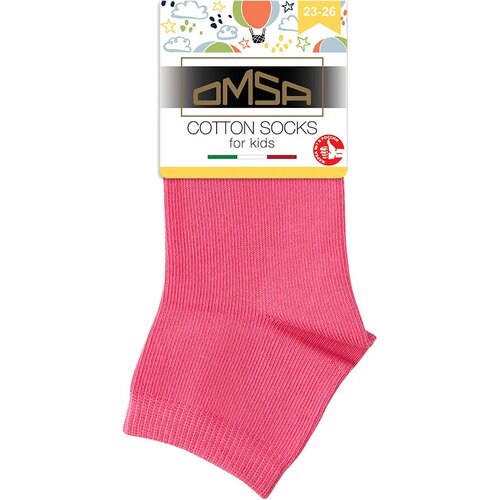 носки omsa для девочки, розовые
