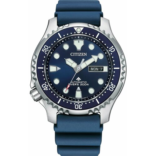мужские часы citizen, синие
