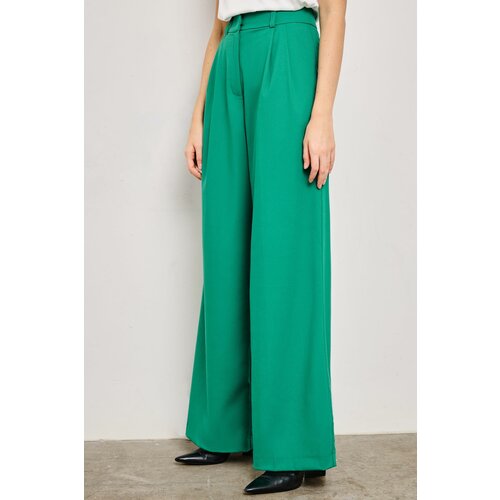 женские повседневные брюки charmstore, зеленые
