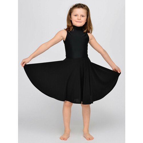 спортивные юбка salix для девочки, черная