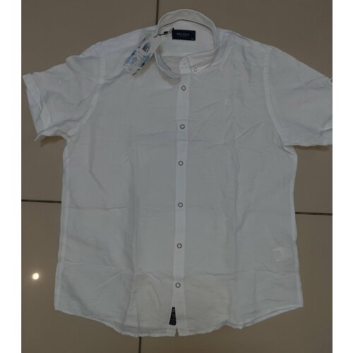 мужская рубашка с коротким рукавом mcl, белая