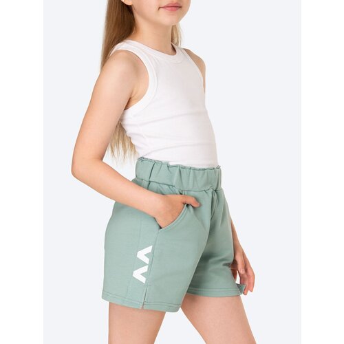 спортивные шорты happyfox для девочки, зеленые