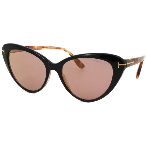 женские солнцезащитные очки tom ford, черные