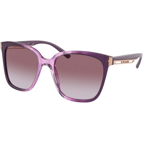 женские солнцезащитные очки bvlgari, фиолетовые