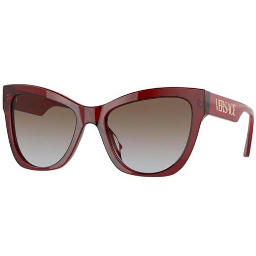 женские солнцезащитные очки versace, красные