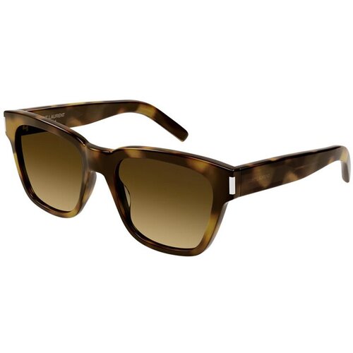 солнцезащитные очки saint laurent, коричневые