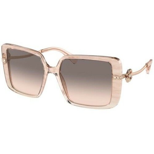женские солнцезащитные очки bvlgari, розовые